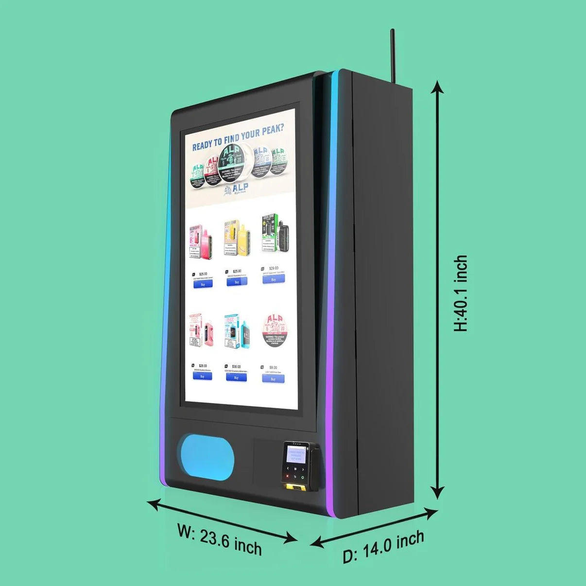32" LED Mega Vending Machine